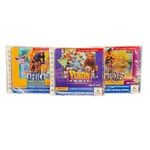 Vintage 90s PC Game Lot Educational Computer Games The Learning Company